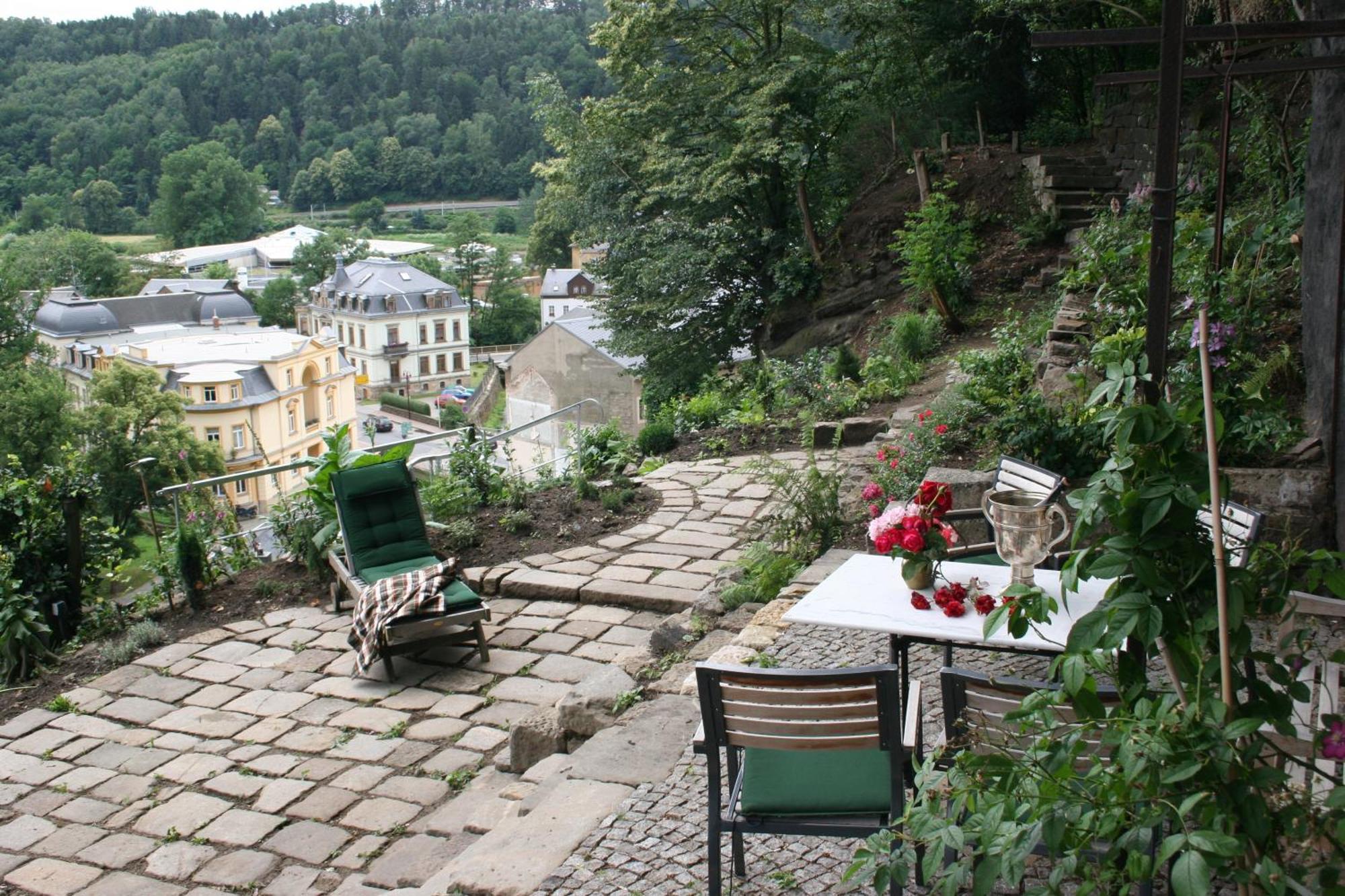 Apartmenthaus Albrechtsburg Bad Schandau Esterno foto