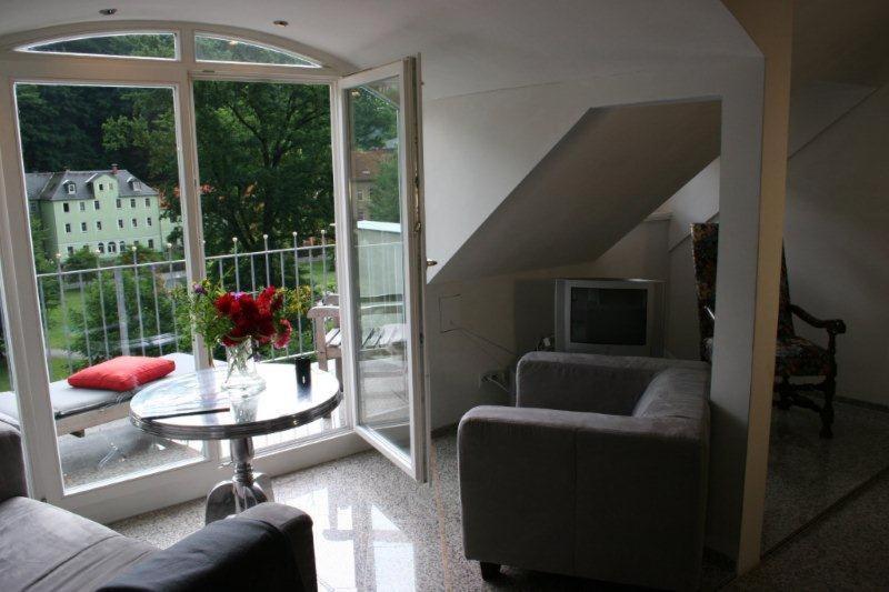 Apartmenthaus Albrechtsburg Bad Schandau Camera foto